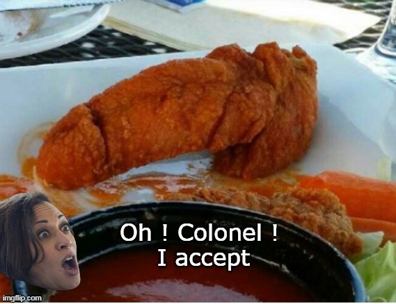 Oh ! Colonel ! 
I accept | made w/ Imgflip meme maker