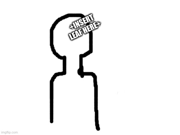 +INSERT LEAF HERE+ | made w/ Imgflip meme maker