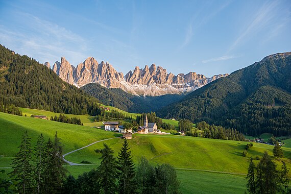 Dolomite Mountains Blank Meme Template