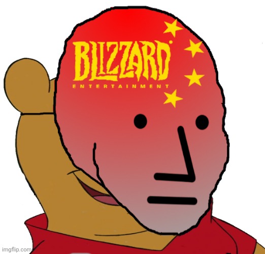 Pooh China Blizzard Mask | image tagged in pooh china blizzard mask | made w/ Imgflip meme maker