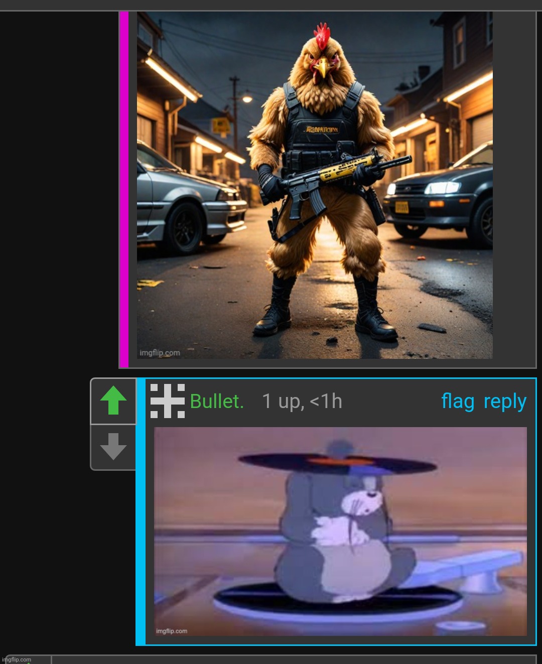 Bullet what | made w/ Imgflip meme maker