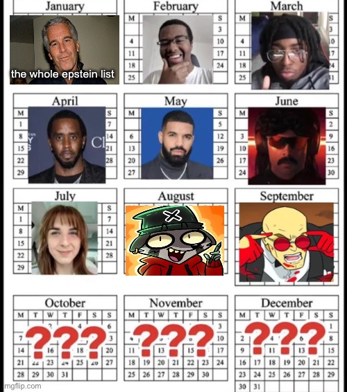 the whole epstein list | made w/ Imgflip meme maker