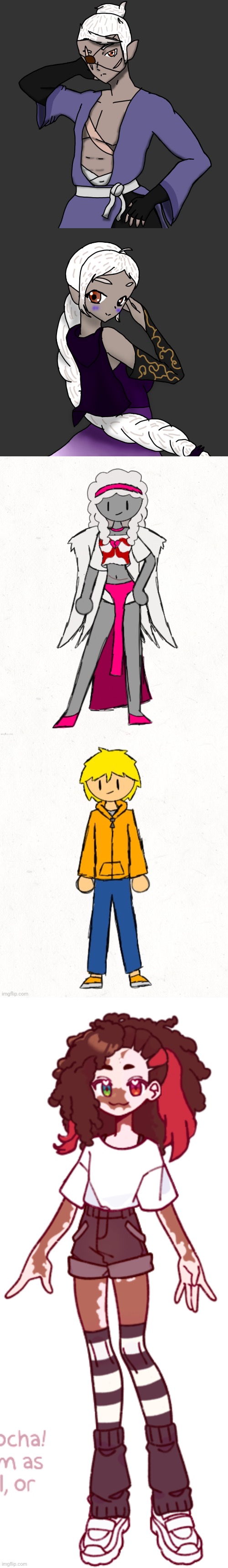 image tagged in kenshin updated by pearlfan23,cataclysma redesign by pearlfan23,amber by dr evil-ish,sunny by dr evil-ish | made w/ Imgflip meme maker