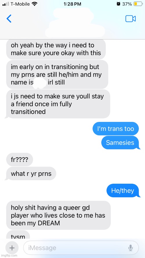 My irl friend is trans and I’m happy now, so I’m gonna come out to one of my other irl friends | made w/ Imgflip meme maker