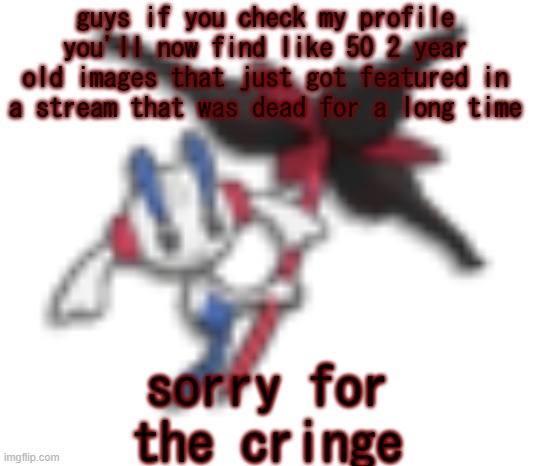 144p floette | guys if you check my profile you'll now find like 50 2 year old images that just got featured in a stream that was dead for a long time; sorry for the cringe | image tagged in 144p floette | made w/ Imgflip meme maker