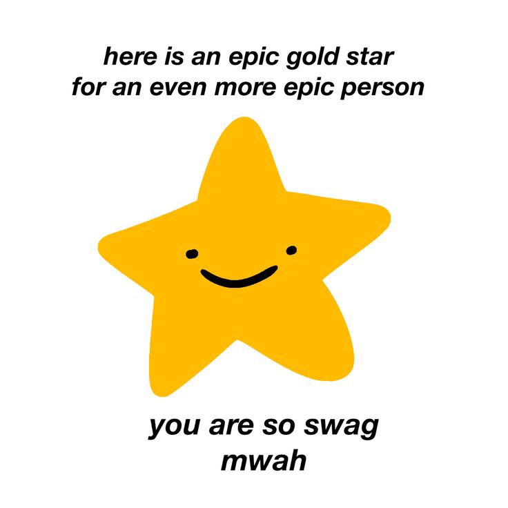 Epic Gold Star Blank Meme Template