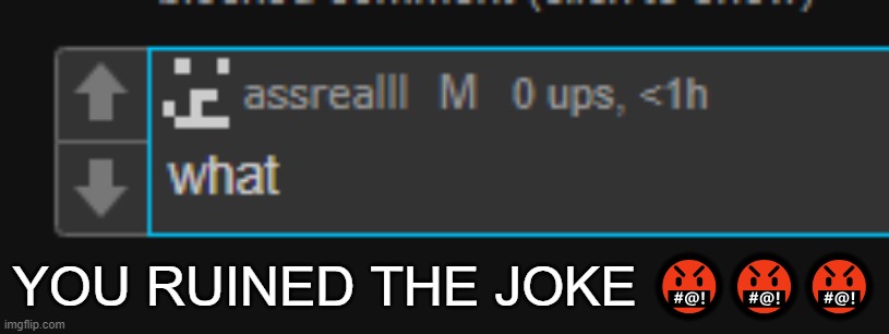 YOU RUINED THE JOKE 🤬🤬🤬 | made w/ Imgflip meme maker