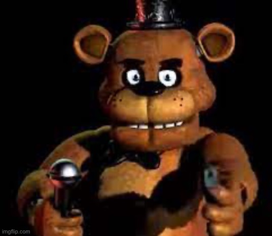 freddy with a gun | image tagged in freddy with a gun | made w/ Imgflip meme maker