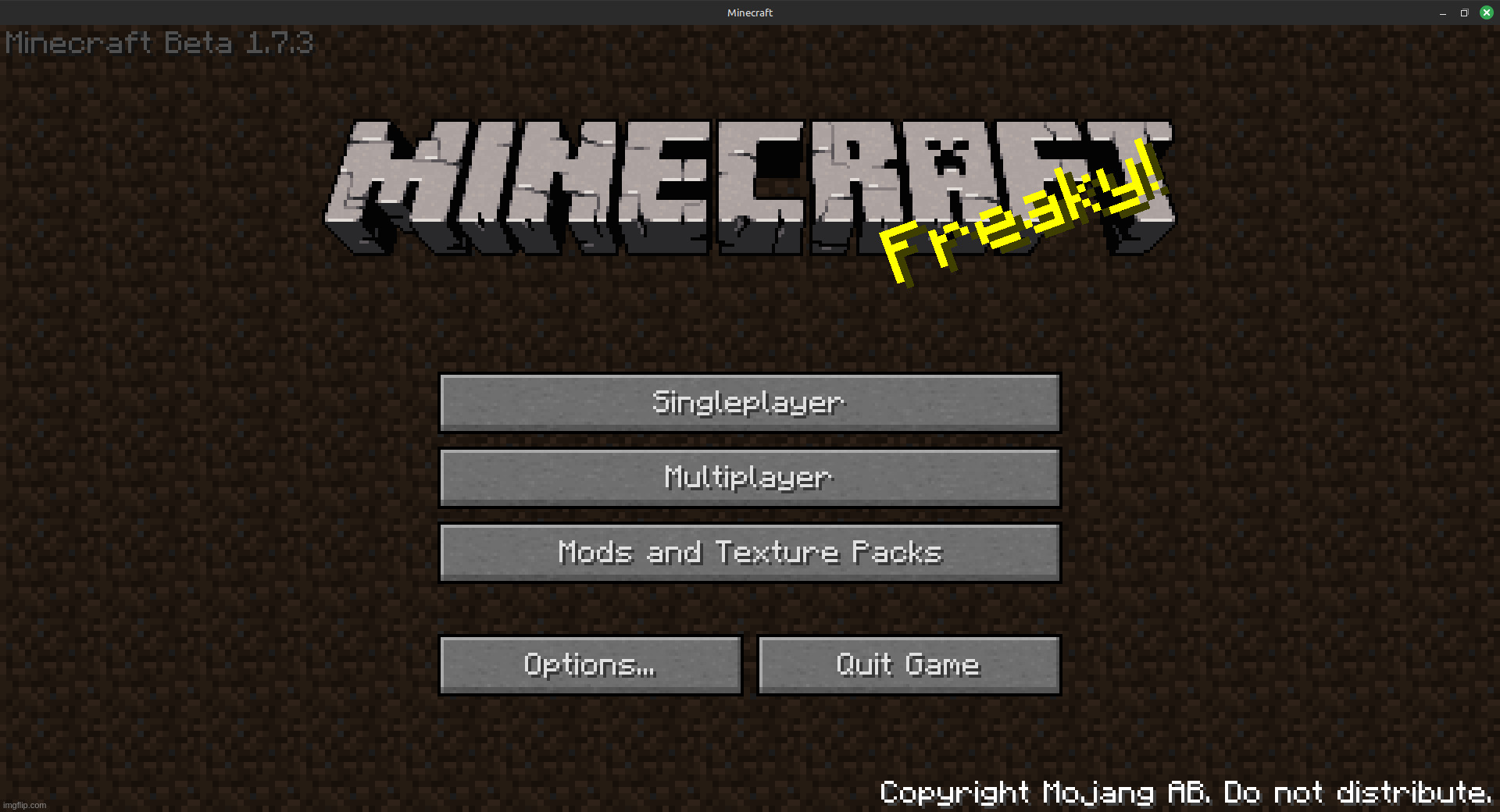 MINECRAFT BETA 1.7.3 HAD A VISION | made w/ Imgflip meme maker