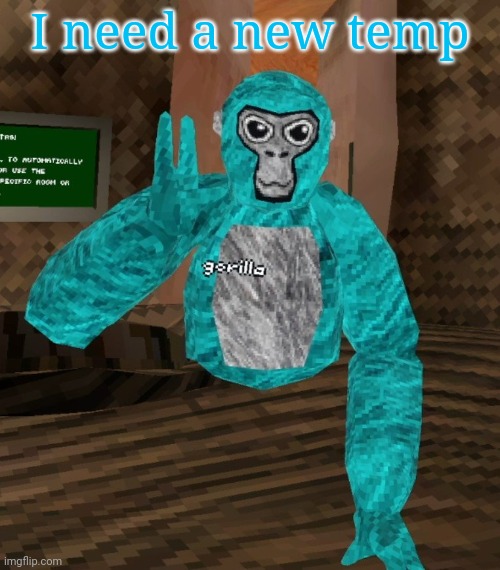 Monkey | I need a new temp | image tagged in monkey | made w/ Imgflip meme maker