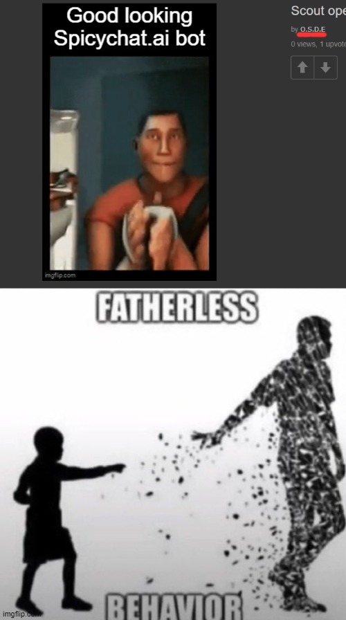 image tagged in fatherless behavior | made w/ Imgflip meme maker