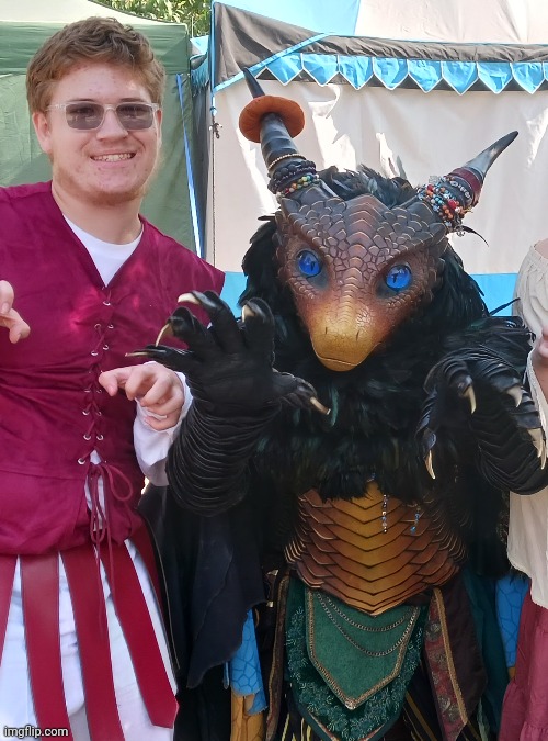 Hey Aussie guess who I found at the renn fair | made w/ Imgflip meme maker