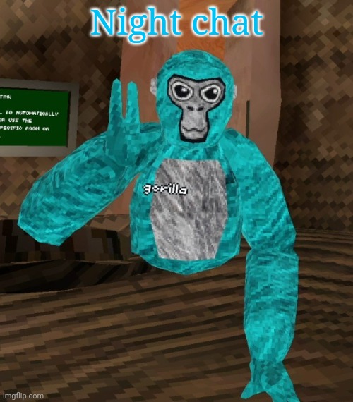 Monkey | Night chat | image tagged in monkey | made w/ Imgflip meme maker