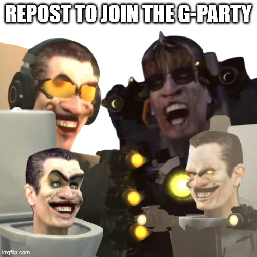 REPOST TO JOIN THE G-PARTY | made w/ Imgflip meme maker