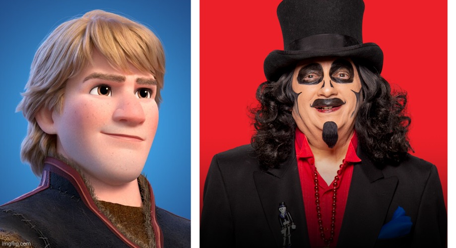 Kristoff And Sven | image tagged in kristoff,disney,frozen,svengoolie,horror host,metv | made w/ Imgflip meme maker