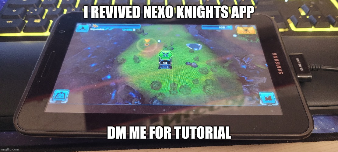 Nostalgia | I REVIVED NEXO KNIGHTS APP; DM ME FOR TUTORIAL | image tagged in nexo knights | made w/ Imgflip meme maker