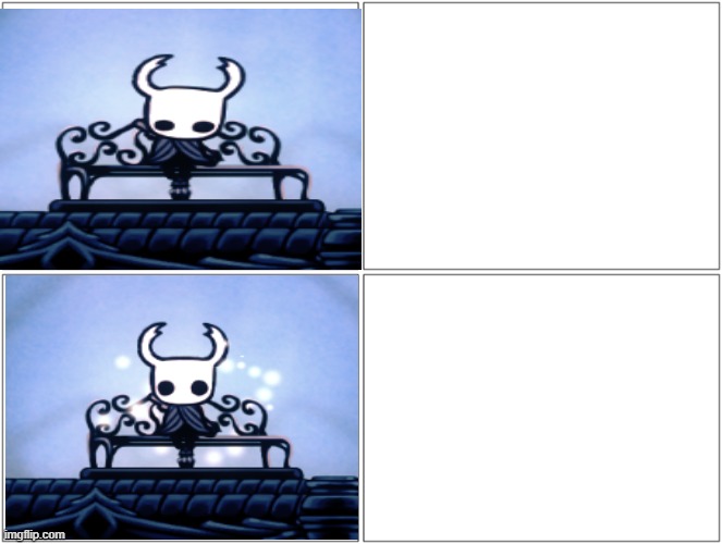 High Quality Hollow knight Hotline template Blank Meme Template