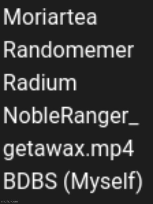made up participants. good luck. | made w/ Imgflip meme maker