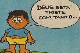 Deus está triste com Blank Meme Template