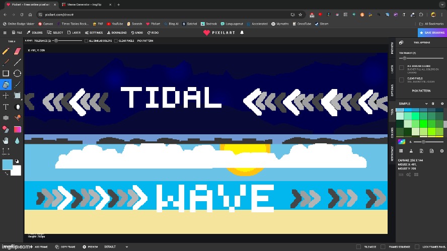 im drawing rn (imma make it animated) | made w/ Imgflip meme maker