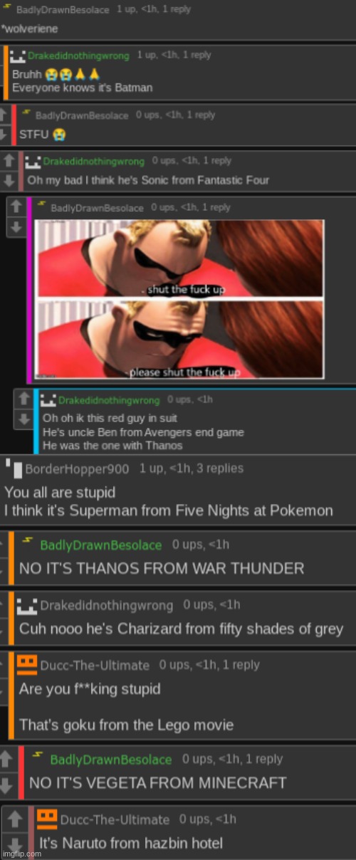 made w/ Imgflip meme maker