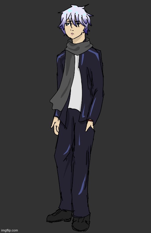 Disco drew the JJK OC I made and he did a good as hell job | made w/ Imgflip meme maker