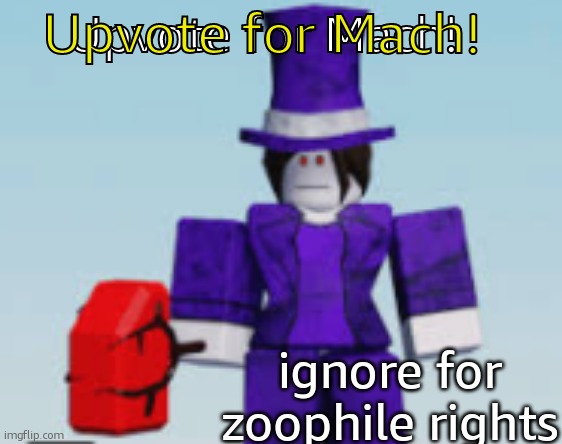 Carolina Mach Regretevator 3 | Upvote for Mach! Upvote for Mach! ignore for zoophile rights | image tagged in carolina mach regretevator 3 | made w/ Imgflip meme maker