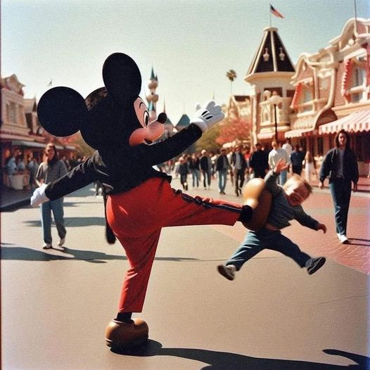 DisneyLand Fight Club Blank Meme Template