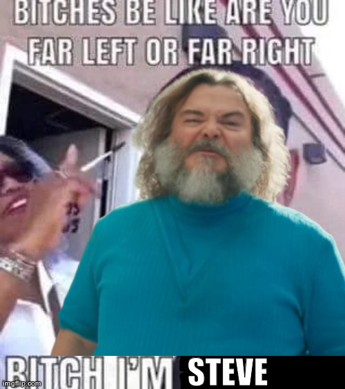 bitch i'm farting | STEVE | image tagged in bitch i'm farting | made w/ Imgflip meme maker