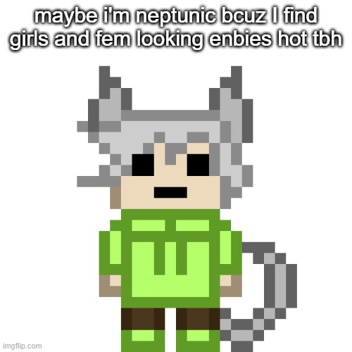 Neko...PNG | maybe i'm neptunic bcuz I find girls and fem looking enbies hot tbh | image tagged in neko png | made w/ Imgflip meme maker