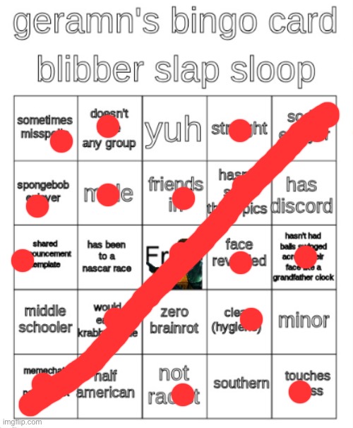 german's bingo | image tagged in german's bingo | made w/ Imgflip meme maker