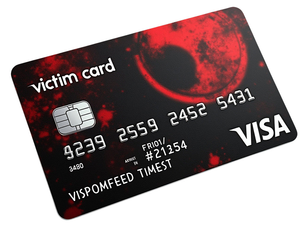 High Quality Victim Card Blank Meme Template