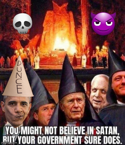 Satanists in Washington | image tagged in bohemian rhapsody,satanism,washington dc,elite | made w/ Imgflip meme maker