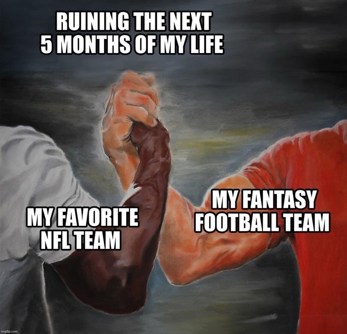 Ruining life | image tagged in football | made w/ Imgflip meme maker