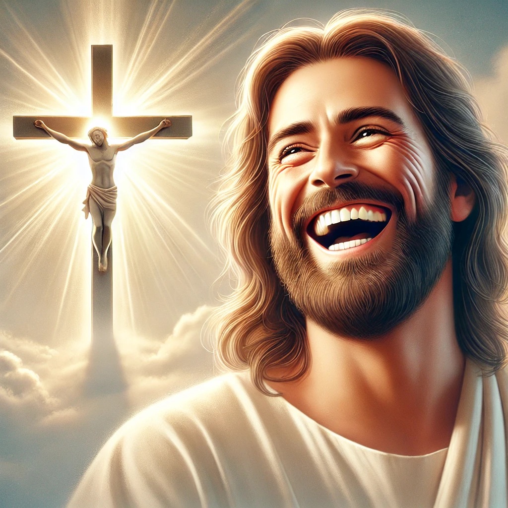 Jesus Laughed Blank Meme Template