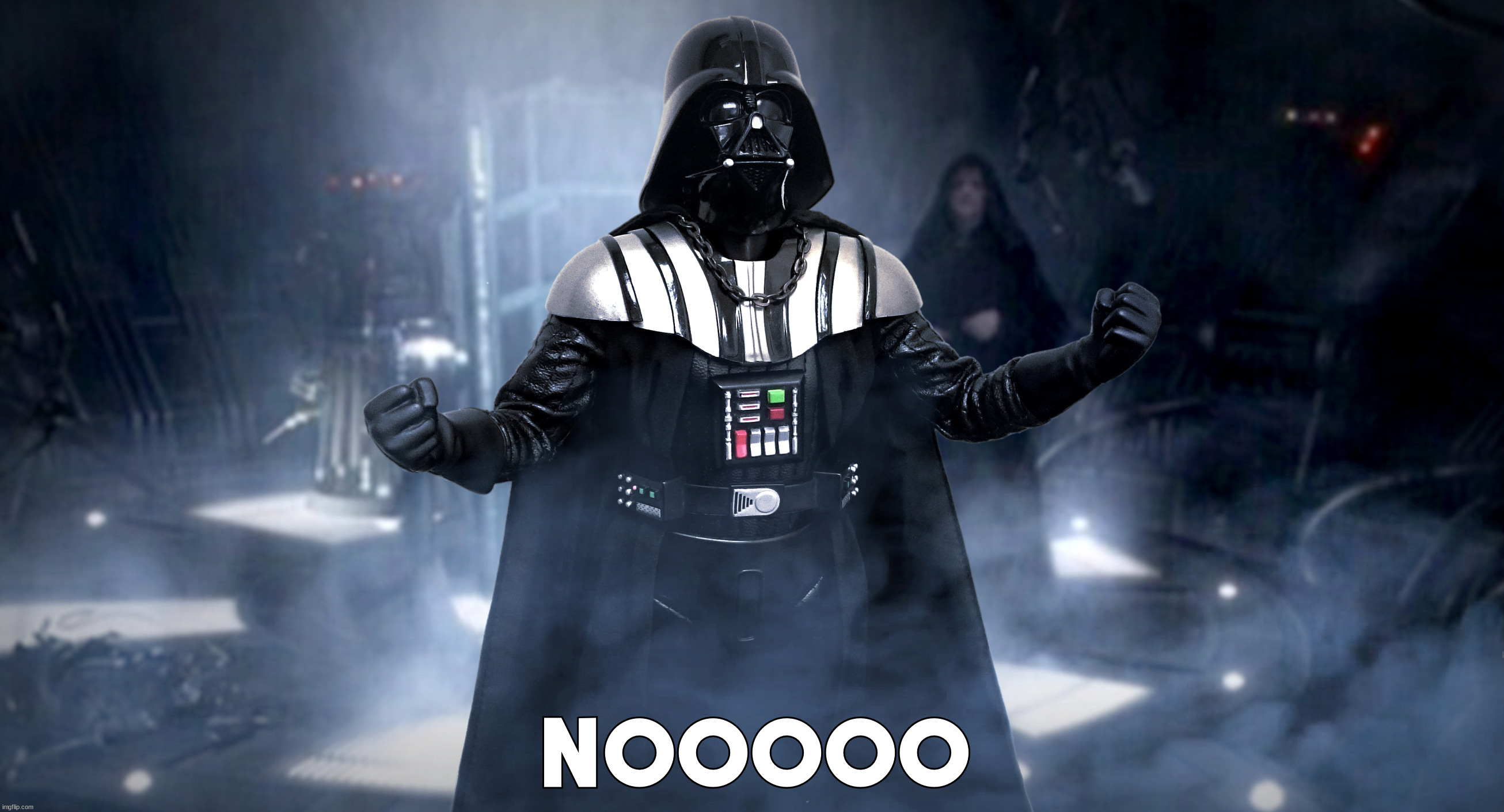 Darth Vader Noooo 4K | NOOOOO | image tagged in darth vader,death,star wars,james erle jones,voice,nooooo | made w/ Imgflip meme maker