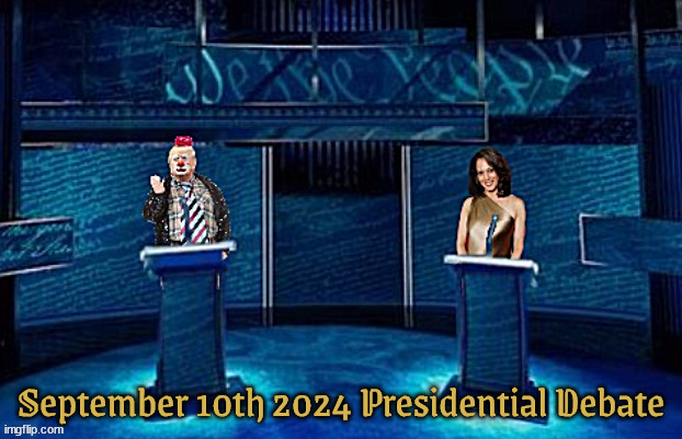 9/10 | image tagged in abc presidential debate,kamala vs the klown,class and the ass,trump farewell tour,maga mertilized,bone spurs | made w/ Imgflip meme maker