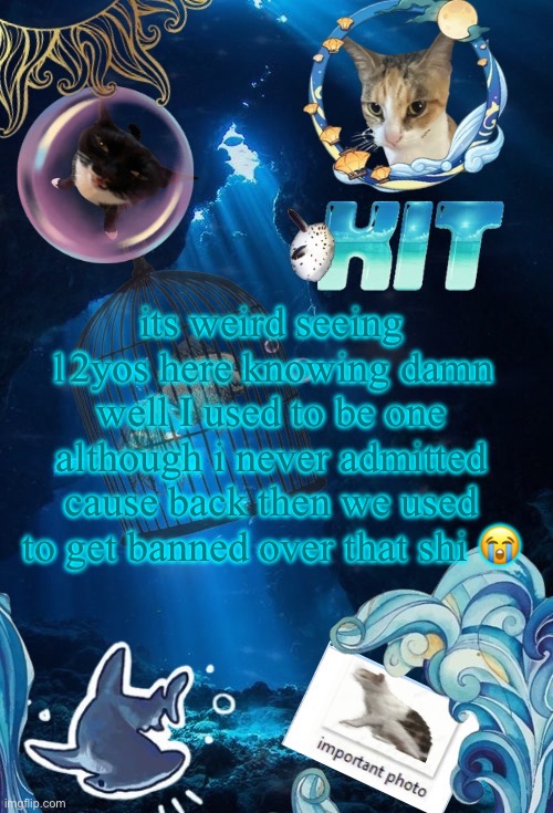 silly announcement template by asriel | its weird seeing 12yos here knowing damn well I used to be one although i never admitted cause back then we used to get banned over that shi 😭 | image tagged in silly announcement template by asriel | made w/ Imgflip meme maker