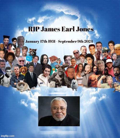 He was the voice of Mufasa from the Lion King and the actor behind Darth Vader from Star Wars! | image tagged in james earl jones,rip,the lion king,star wars,mufasa,darth vader | made w/ Imgflip meme maker