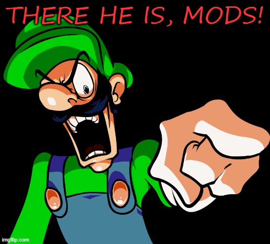 THERE HE IS, MODS! | made w/ Imgflip meme maker