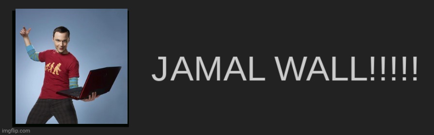 JAMAL WALL!!!!! | image tagged in jamal wall | made w/ Imgflip meme maker