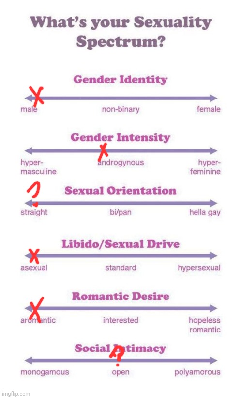 Get to know me ig- | image tagged in what's your sexuality spectrum | made w/ Imgflip meme maker