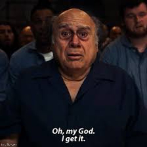 Danny Devito gets it | image tagged in danny devito gets it | made w/ Imgflip meme maker