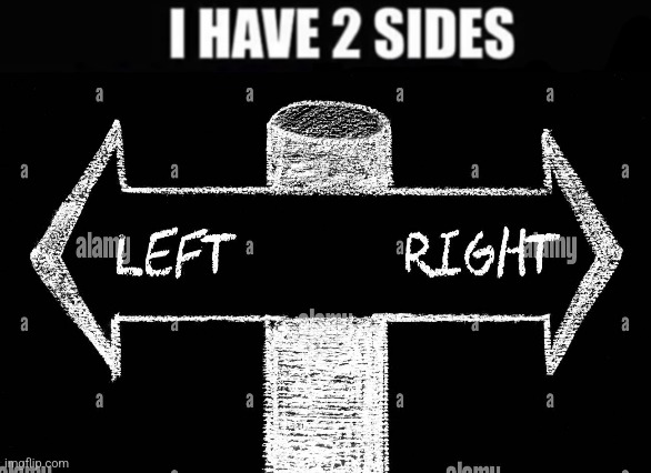 I have 2 sides | image tagged in i have 2 sides | made w/ Imgflip meme maker