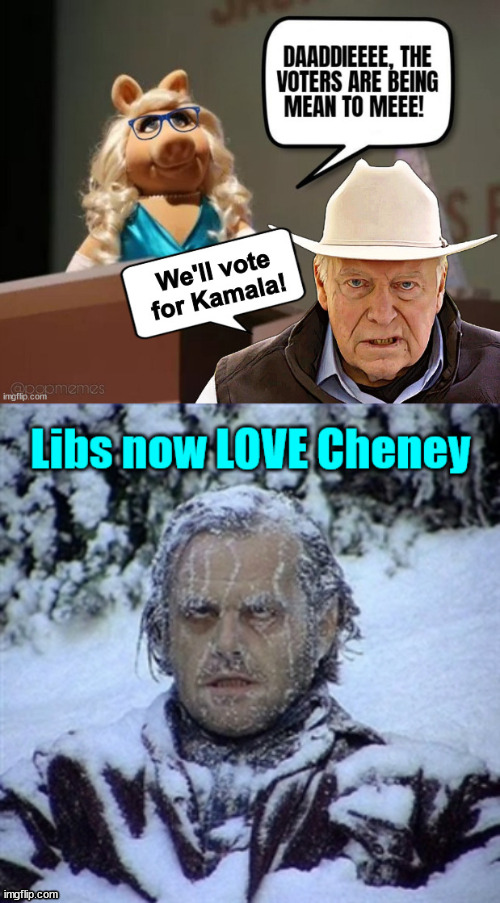 Libs = Hypocrisy | image tagged in libs,love,the cheney clan,liberal hypocrisy | made w/ Imgflip meme maker