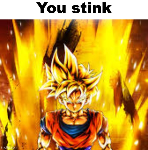 You stink | made w/ Imgflip meme maker