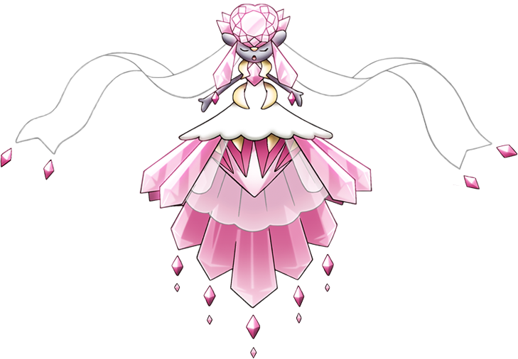 High Quality Mega Diancie 3 Blank Meme Template