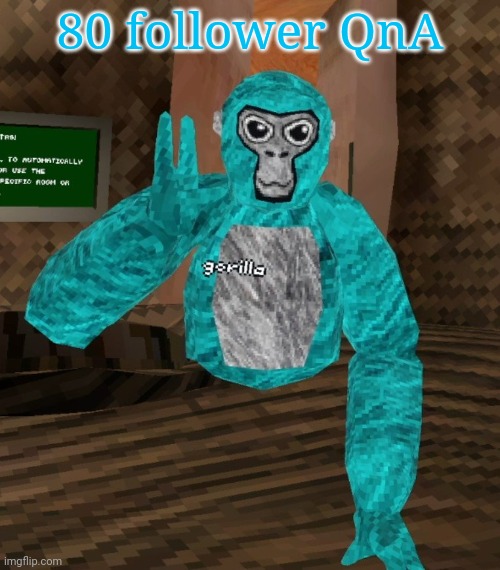 Monkey | 80 follower QnA | image tagged in monkey | made w/ Imgflip meme maker