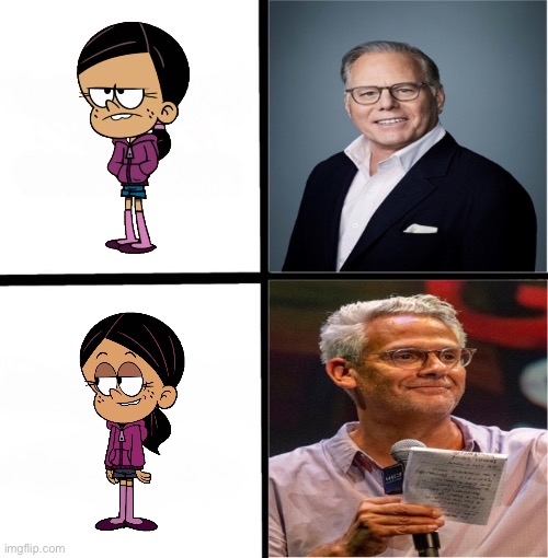 R. Anne Prefers S. Register Over D. Zaslav | image tagged in the loud house,nickelodeon,ronnie anne,warner bros,ronnie anne santiago,warner bros discovery | made w/ Imgflip meme maker