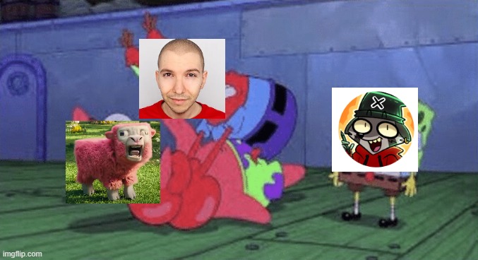 These are the three things everyone is talking about. | image tagged in mr krabs choking patrick,fun,youtube,minecraft | made w/ Imgflip meme maker